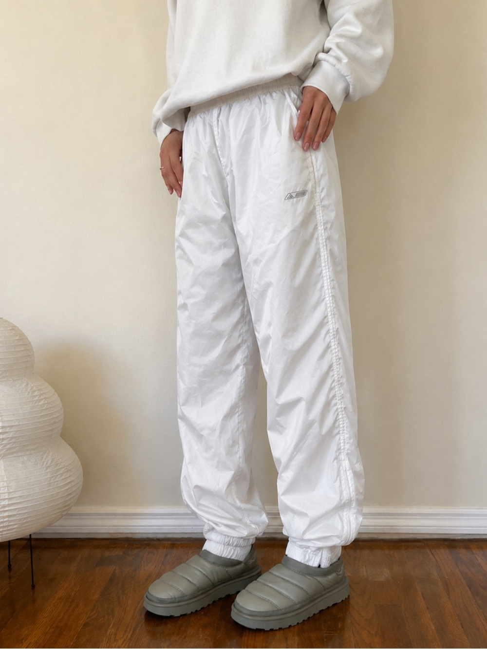 Y2K Adidias Baggy Jogger Track Pants Size L Street Vintage Skater